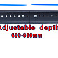 18U 4 Post Open Frame 19" Network Server Rack
