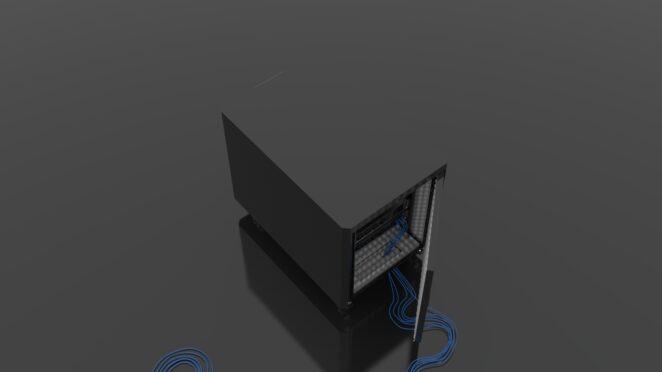 15U 35″ Depth Under Desk Sound Proof Server Cabinet SP 15.900 photo