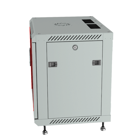 12U 24” Depth (24″x24″x24,5″) Wall Mount 19″ Enclosure SYSRACKS SRW 12.600 G photo