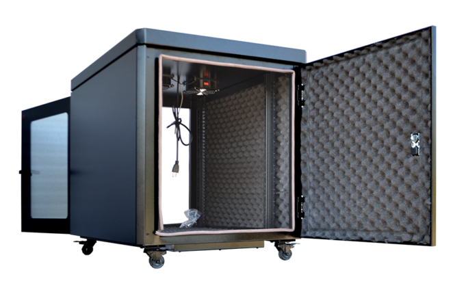 15U 35″ Depth Under Desk Sound Proof Server Cabinet SP 15.900 photo