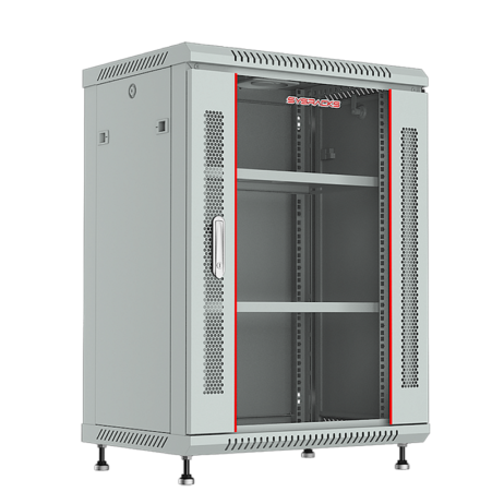 15U 24” Depth (24″x24″x30″) Wall Mount 19″ Enclosure SYSRACKS SRW 15.600 G photo