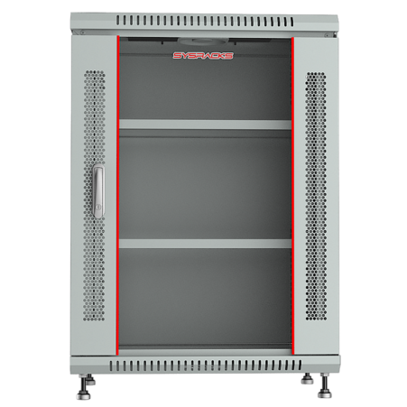 15U 24” Depth (24″x24″x30″) Wall Mount 19″ Enclosure SYSRACKS SRW 15.600 G photo