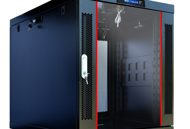 15U 35″ Depth PORTABLE UNDER DESK 19″ Enclosure SYSRACKS PR 15.900 photo