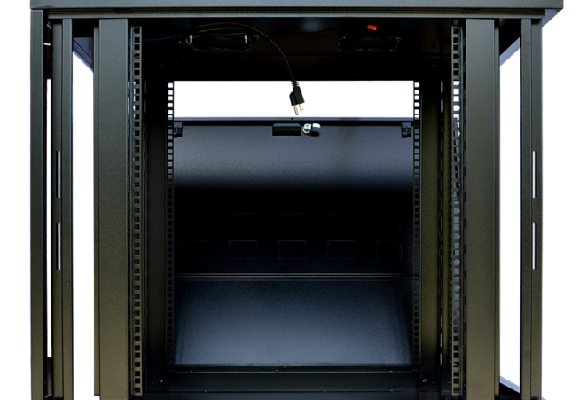 15U 35″ Depth PORTABLE UNDER DESK 19″ Enclosure SYSRACKS PR 15.900 photo