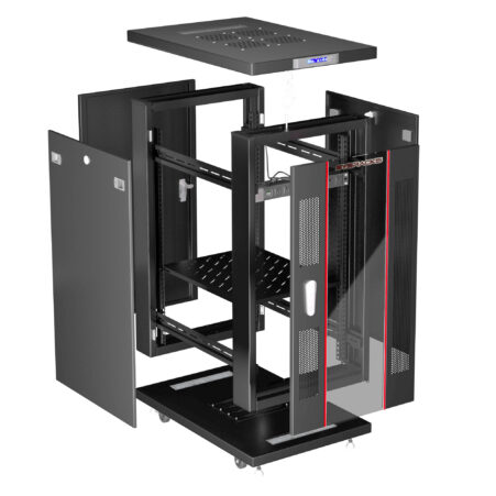 27U 39″ Depth IT & Telecom Cabinet SRF 27.6.10 photo