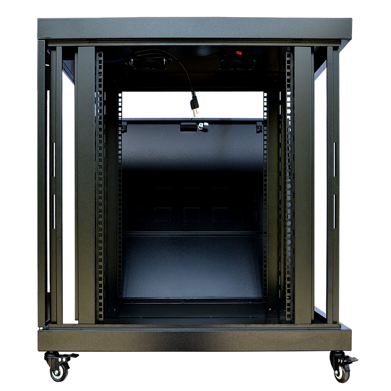 18U 24 inch rack PORTABLE UNDER DESK 19″ Enclosure SYSRACKS PR 18.600 ...