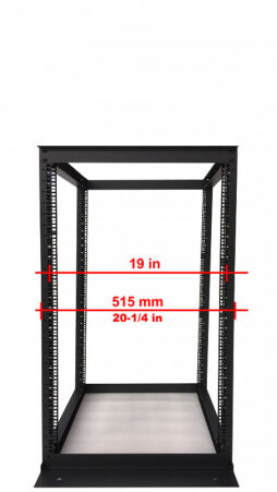 18U 4 Post Open Frame 19″ Network Server Rack photo