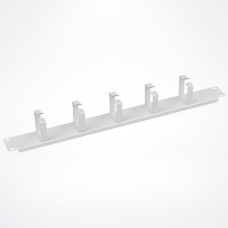 SA0020.14 1U 19″ Horizontal Cable Manager 5 Metall rings photo