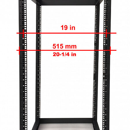 22U 4 Post Open Frame 19″ Network Server Rack photo