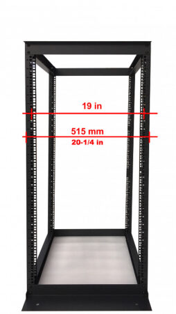 27U 4 Post Open Frame 19″ Network Server Rack photo