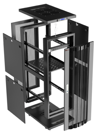 42U 39″ Depth IT & Telecom Cabinet SRF 42.6.10.M photo