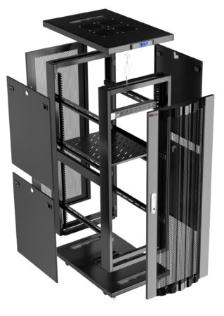 42U 39″ Depth IT & Telecom Cabinet SRF 42.6.10.M photo