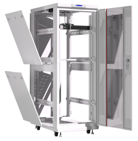 42U 35” Depth (24″x35″x84″) 19″ IT & Telecom Cabinet SYSRACKS SRF 42.6.9 G photo