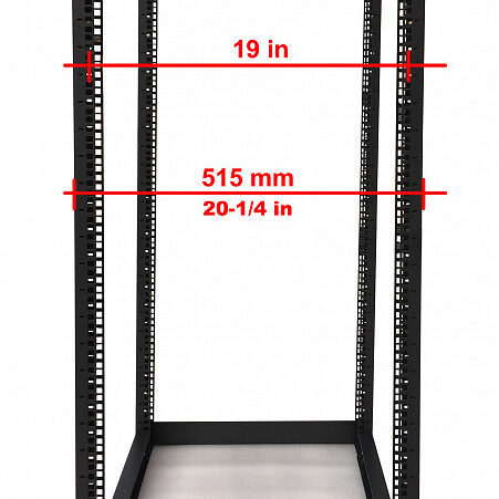 42U 4 Post Open Frame 19″ Network Server Rack photo
