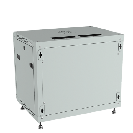 9U 24” Depth (24″x24″x19″) Wall Mount 19″ Enclosure SYSRACKS SRW 9.600 G photo