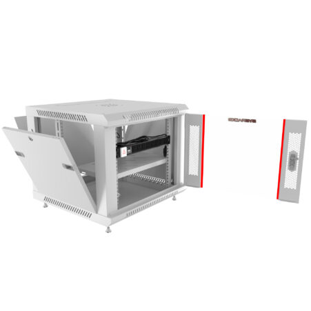 9U 24” Depth (24″x24″x19″) Wall Mount 19″ Enclosure SYSRACKS SRW 9.600 G photo