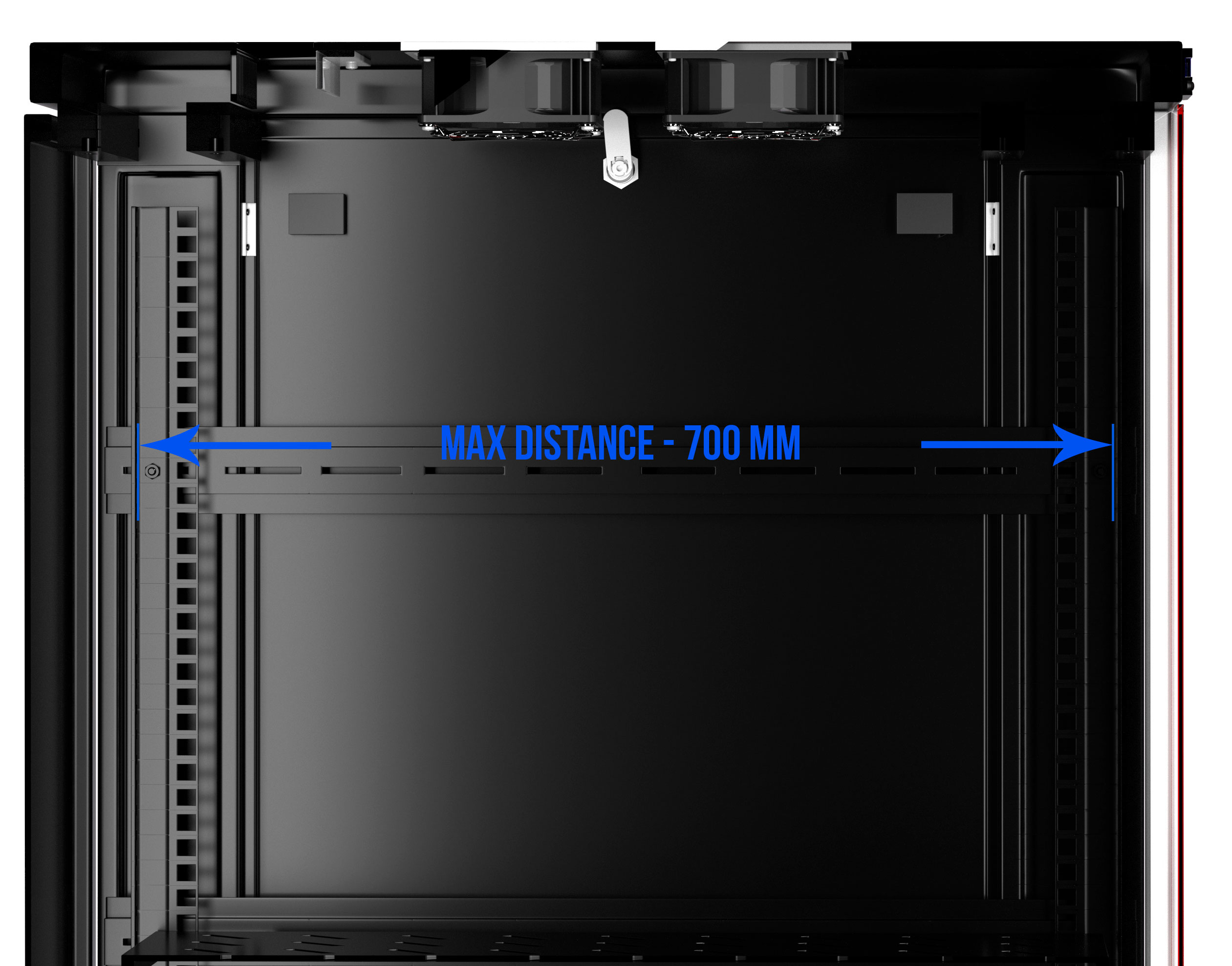 22U 32″ Depth IT & Telecom Cabinet SRF 22.6.8 photo