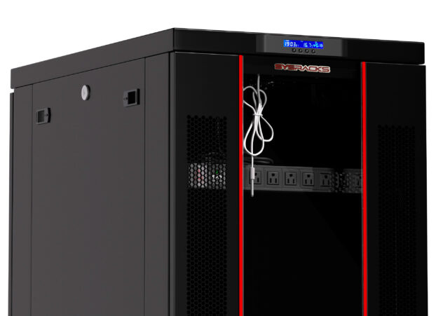 37U 39″ Depth IT & Telecom Cabinet SRF 37.6.10 photo