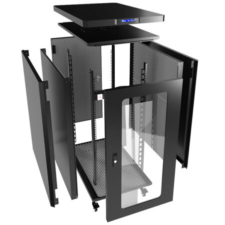 18U 35″ Depth Under Desk Sound Proof Server Cabinet SP 18.900 photo