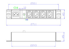42U32″ Depth IT & Telecom Cabinet SRF 42.6.8 photo
