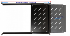 42U32″ Depth IT & Telecom Cabinet SRF 42.6.8 photo