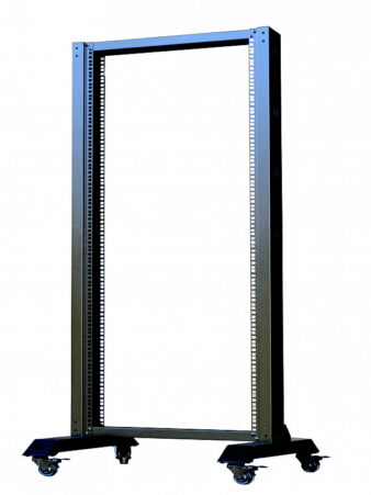 18U 2 Post Open Frame 19″ Network Server Rack photo