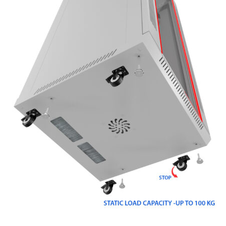 18U 19″ Gabinete de Rack en Pared de Profundidad 24” (24″x24″x35″) SRW 18.600 G photo