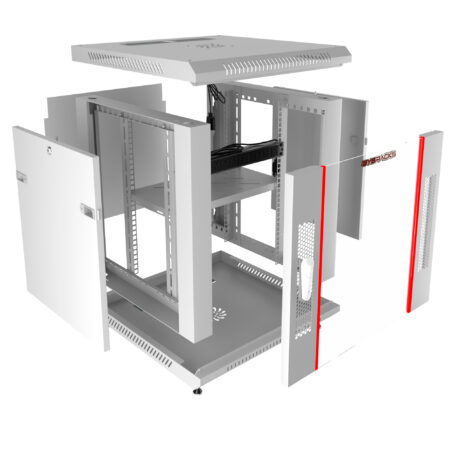 15U 24” Depth (24″x24″x30″) Wall Mount 19″ Enclosure SYSRACKS SRW 15.600 G photo