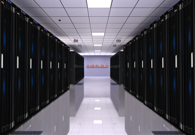 32U 39″ Depth IT & Telecom Cabinet SRF 32.6.10 photo