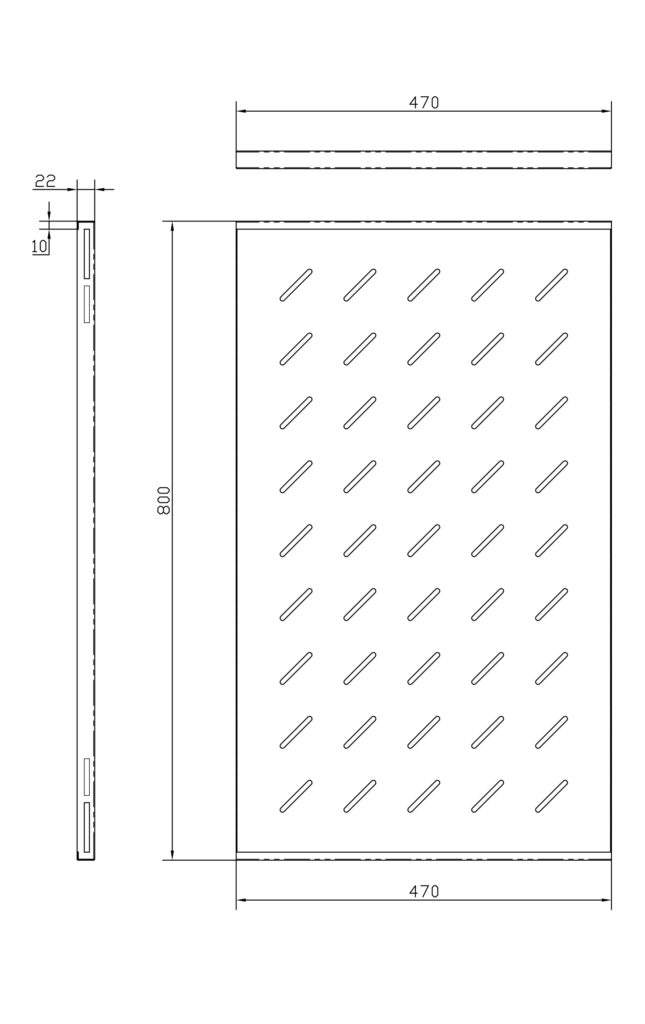 PL-800 Fixing shelf for Floor Standing cabinets with 32″ depth photo