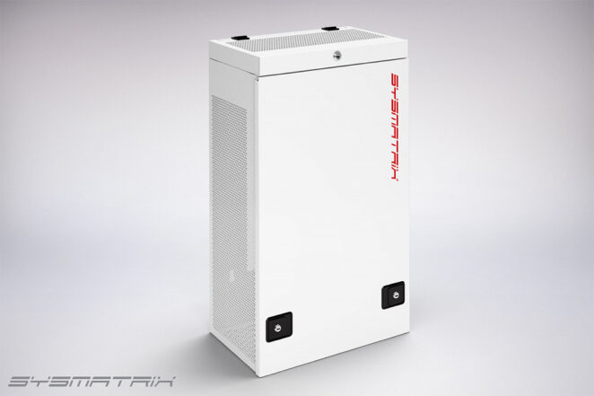 19″ Vertical Wall Mount Server Enclosure 6U (20″x35″x12″), SYSRACKS WS 6906 photo