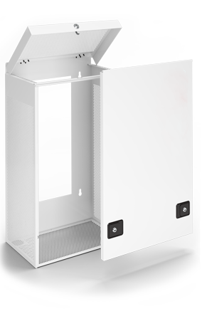 19″ Vertical Wall Mount Server Enclosure 6U (20″x35″x12″), SYSRACKS WS 6906 photo