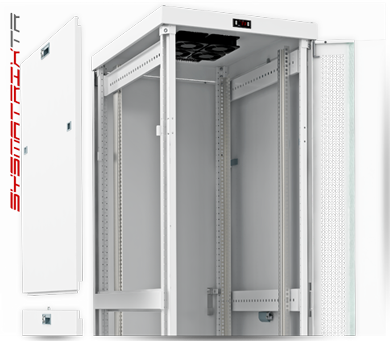 42U 35” Depth (24″x35″x84″) 19″ IT & Telecom Cabinet SYSRACKS SRF 42.6.9 G photo