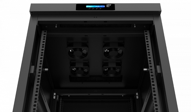 37U 39″ Depth IT & Telecom Cabinet SRF 37.6.10 photo