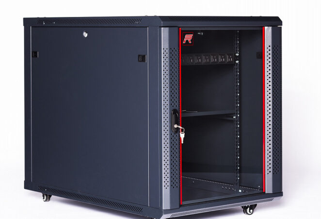 12U 35″ Profondeur PORTABLE SOUS LE BUREAU 19″ Boîtier SYSRACKS SRW 12.900 Photo