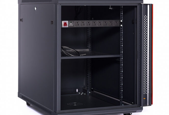 15U 35″ Depth PORTABLE UNDER DESK 19″ Enclosure SYSRACKS SRW 15.900 photo