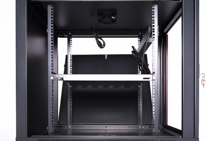 15U 35″ Depth PORTABLE UNDER DESK 19″ Enclosure SYSRACKS SRW 15.900 photo