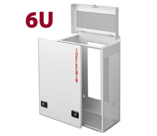 19″ Vertical Wall Mount Server Enclosure 6U (20″x35″x12″), SYSRACKS WS 6906 photo