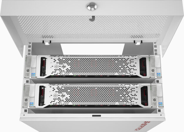 19″ Vertical Wall Mount Server Enclosure 6U (20″x35″x12″), SYSRACKS WS 6906 photo