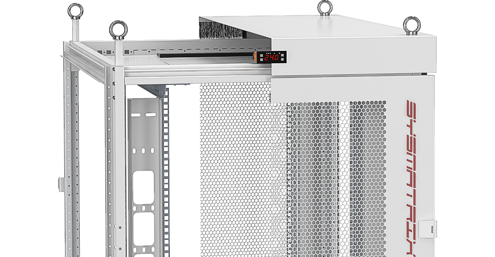 Full open frame server rack