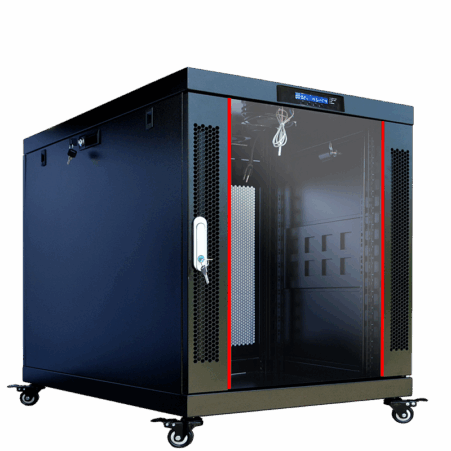 12U 35″ Depth PORTABLE UNDER DESK 19″ Enclosure SYSRACKS PR 12.900 photo