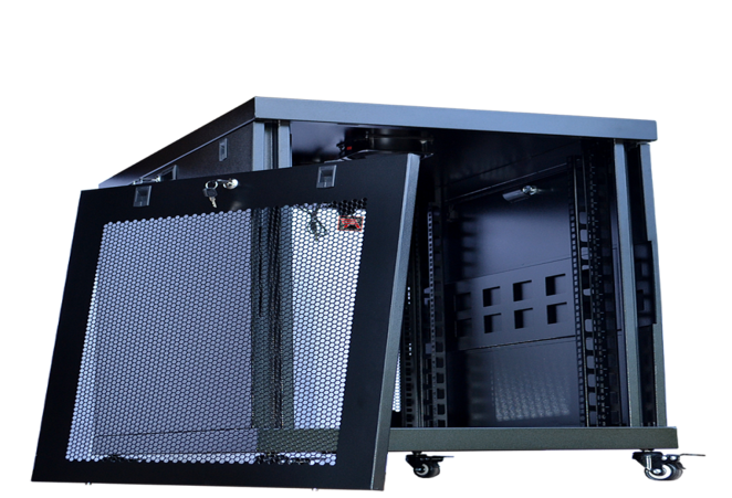 12U 35″ Depth PORTABLE UNDER DESK 19″ Enclosure SYSRACKS PR 12.900 photo