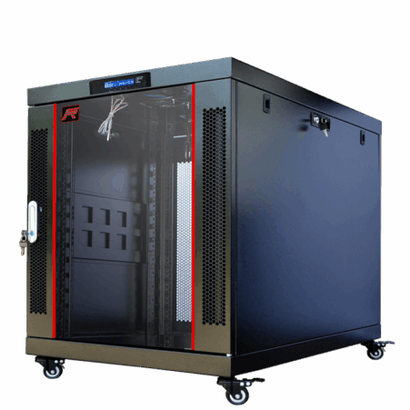 12U 35″ Depth PORTABLE UNDER DESK 19″ Enclosure SYSRACKS PR 12.900 photo