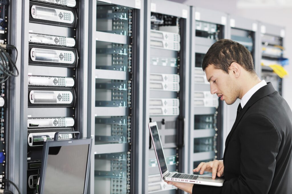 Open frame racks or closed cabinets
