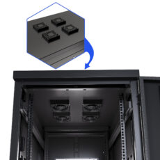 air conditioned server rack cabinet