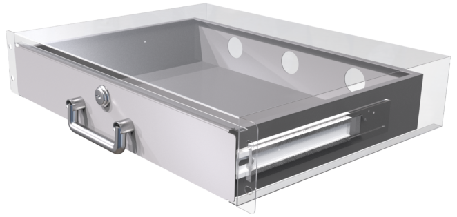 2U Drawer DRW-2UGREY photo