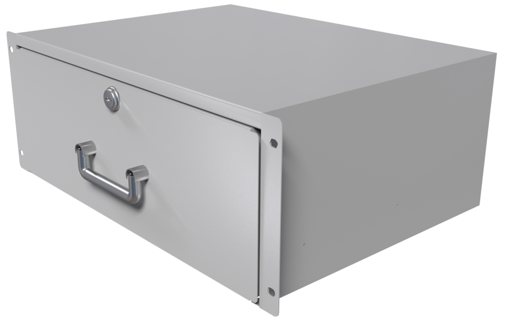 4U Server Rack Drawer, Grey, DRW Series — Sysracks