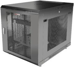 12U 35" Depth PORTABLE UNDER DESK 19" MESH Enclosure