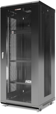 27U 24″ Depth Wall Mount 19″ MESH Enclosure SYSRACKS SRW 27.600M photo