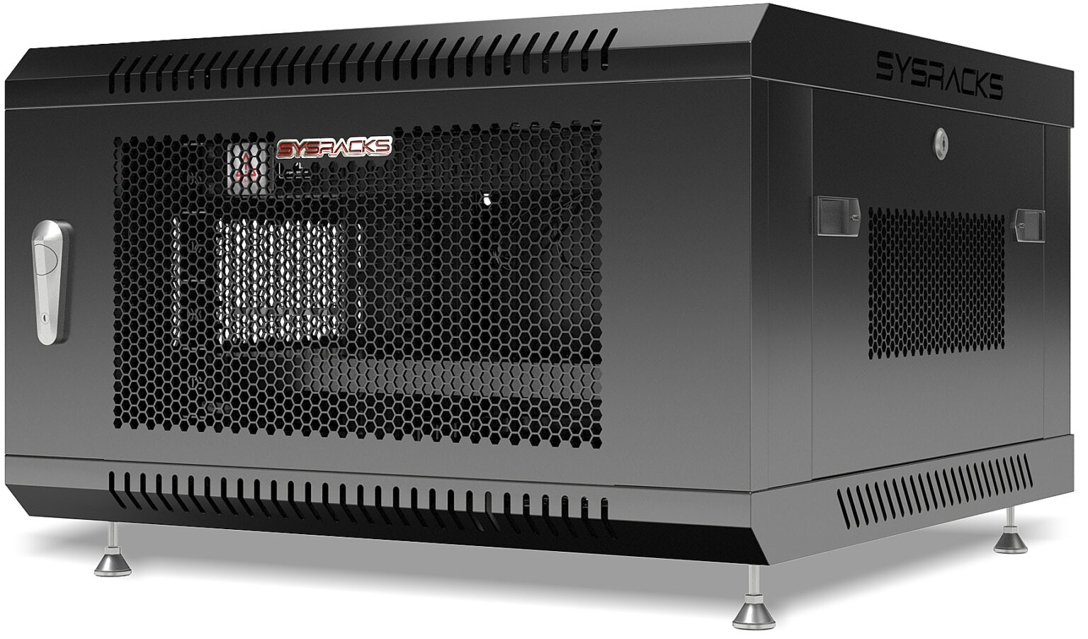 24 inch rack 6U 19″ MESH Enclosure SYSRACKS SRW 6.600M to buy | Sysracks